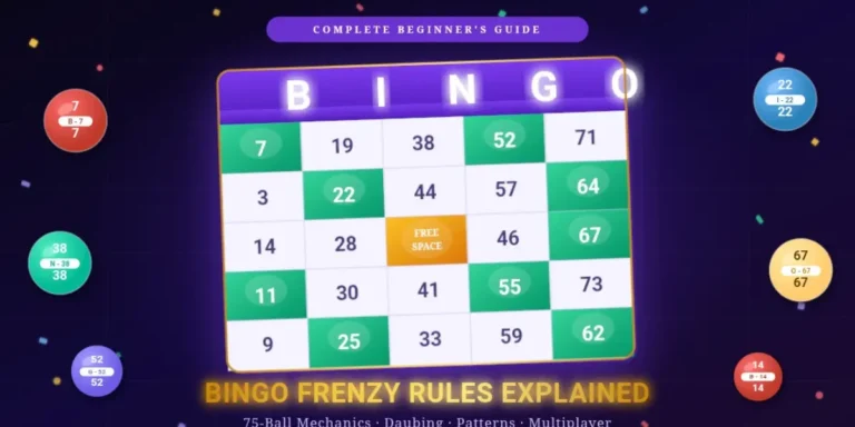 Bingo Frenzy Rules Explain