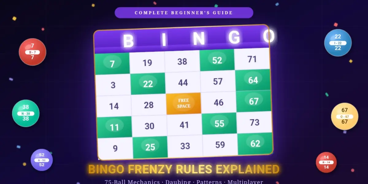 Bingo Frenzy Rules Explain